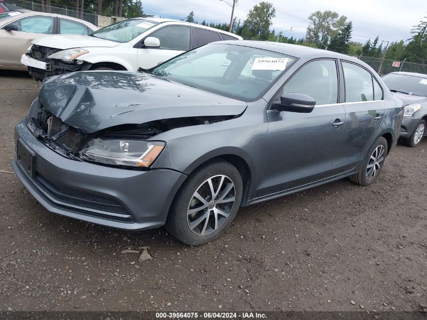 2017 Volkswagen Jetta 1.4T Se VIN: 3VWDB7AJ2HM380881 Lot: 39564075