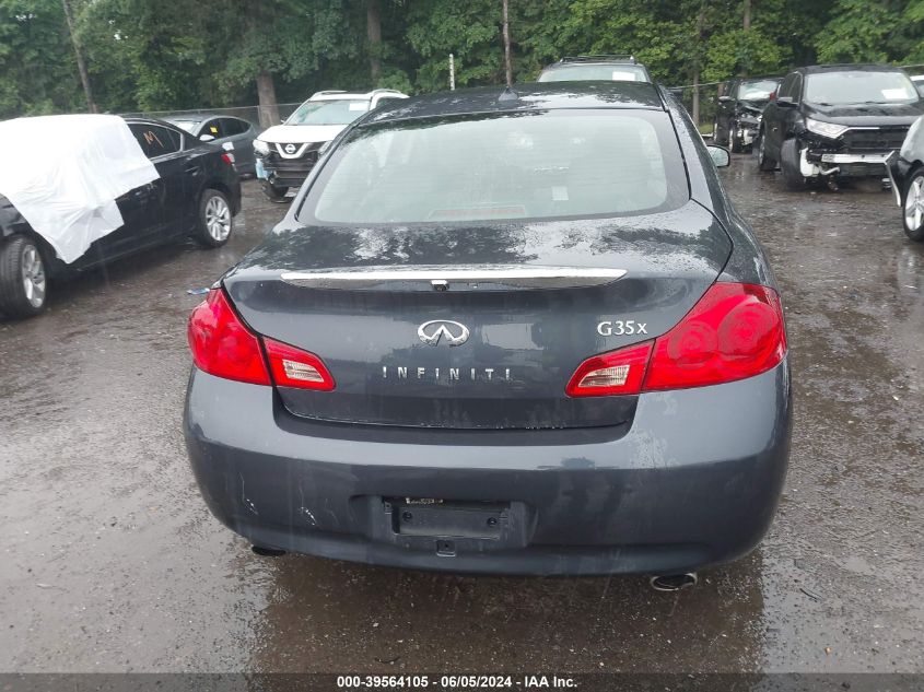 2008 Infiniti G35X VIN: JNKBV61F88M267714 Lot: 39564105