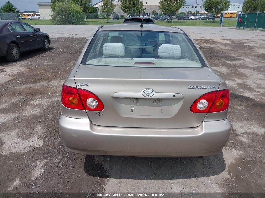 2004 Toyota Corolla Le VIN: 2T1BR32E64C202149 Lot: 39564111