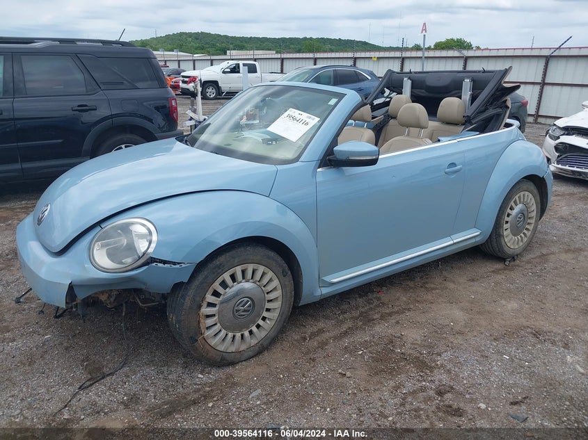 2013 VOLKSWAGEN BEETLE VIN: 3VW5X7ATXDM824350