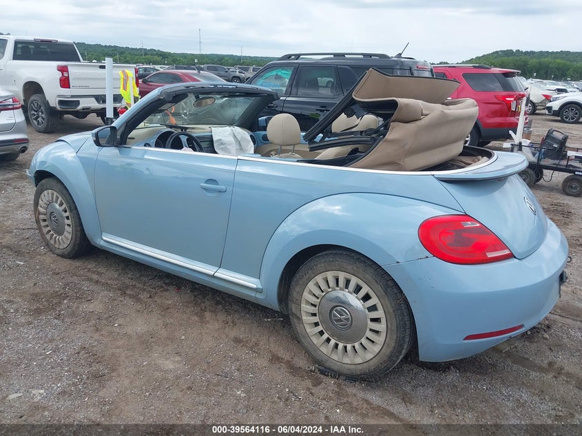 2013 VOLKSWAGEN BEETLE VIN: 3VW5X7ATXDM824350