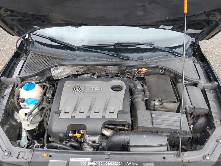 2012 Volkswagen Passat 2.0L Tdi Se VIN: 1VWBN7A32CC015448 Lot: 39564130