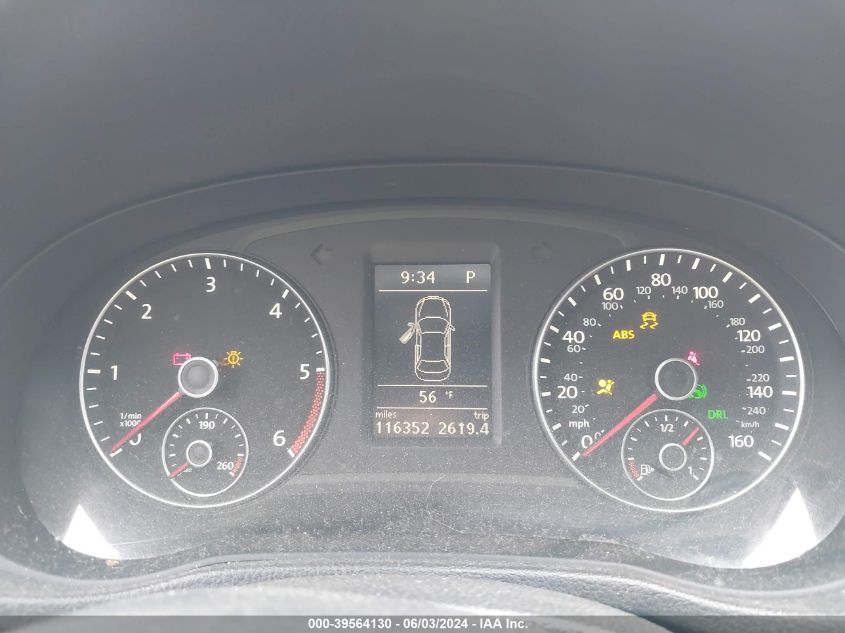 2012 Volkswagen Passat 2.0L Tdi Se VIN: 1VWBN7A32CC015448 Lot: 39564130