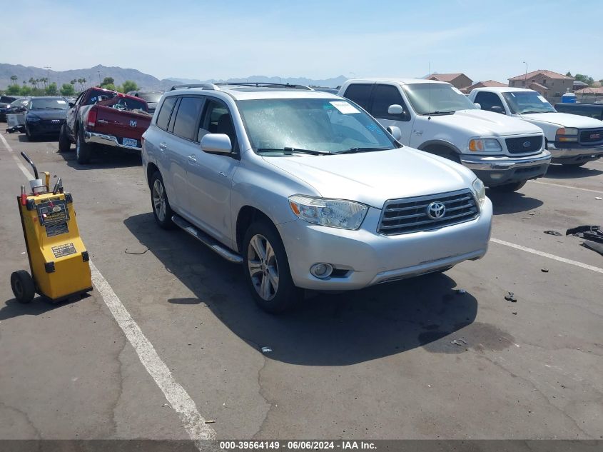 2008 Toyota Highlander Sport VIN: JTEDS43A982058143 Lot: 39564149