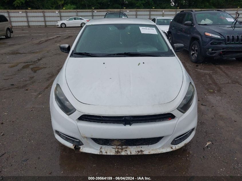 2015 Dodge Dart Sxt VIN: 1C3CDFBB2FD172846 Lot: 39564159