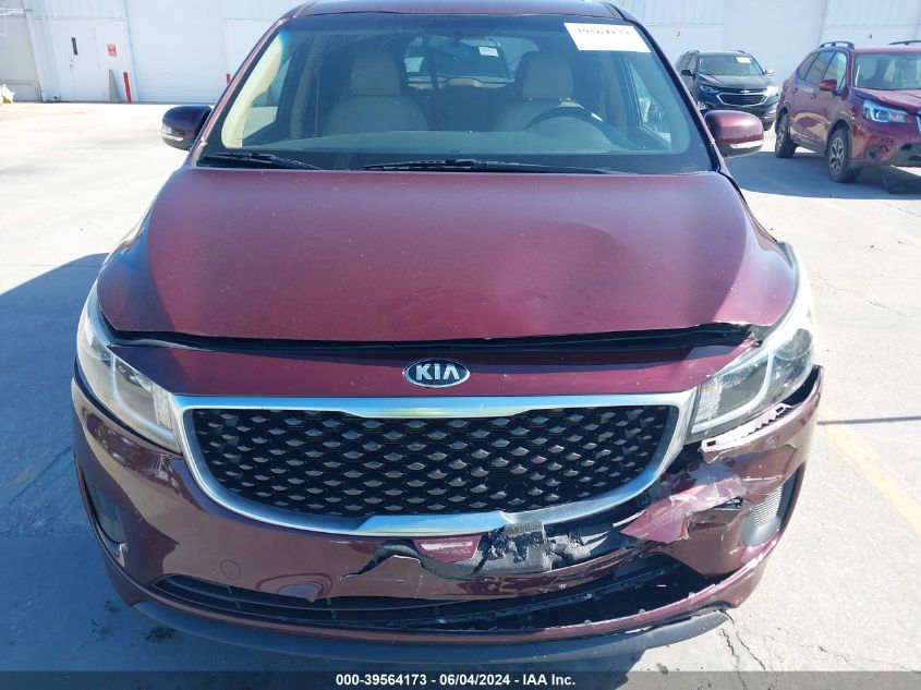 2015 Kia Sedona Lx VIN: KNDMB5C18F6069991 Lot: 39564173