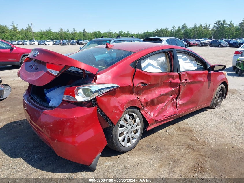 2012 Hyundai Elantra Gls (Ulsan Plant) VIN: KMHDH4AE9CU466966 Lot: 39564186