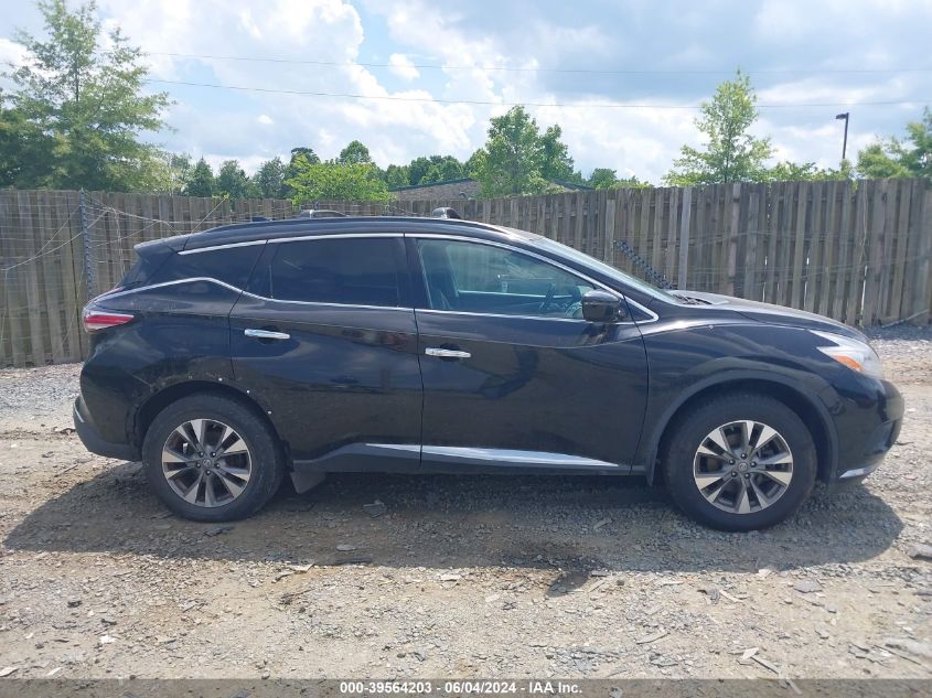 2017 Nissan Murano Sv VIN: 5N1AZ2MH6HN108218 Lot: 39564203