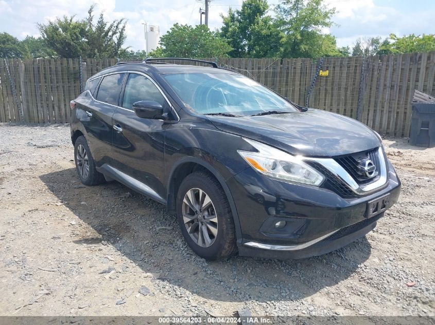 2017 Nissan Murano Sv VIN: 5N1AZ2MH6HN108218 Lot: 39564203