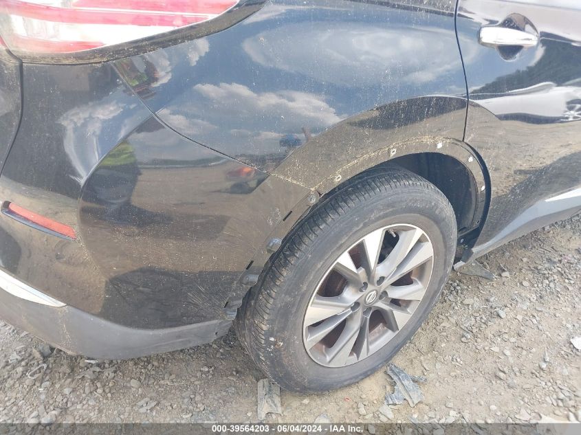 2017 Nissan Murano Sv VIN: 5N1AZ2MH6HN108218 Lot: 39564203