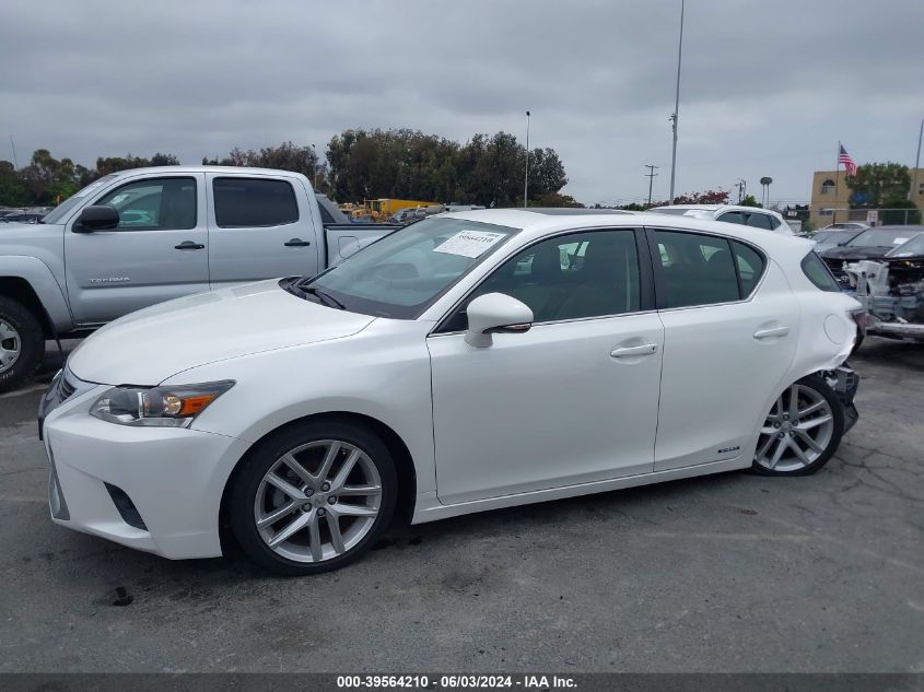 2017 Lexus Ct 200H VIN: JTHKD5BH8H2289642 Lot: 39564210