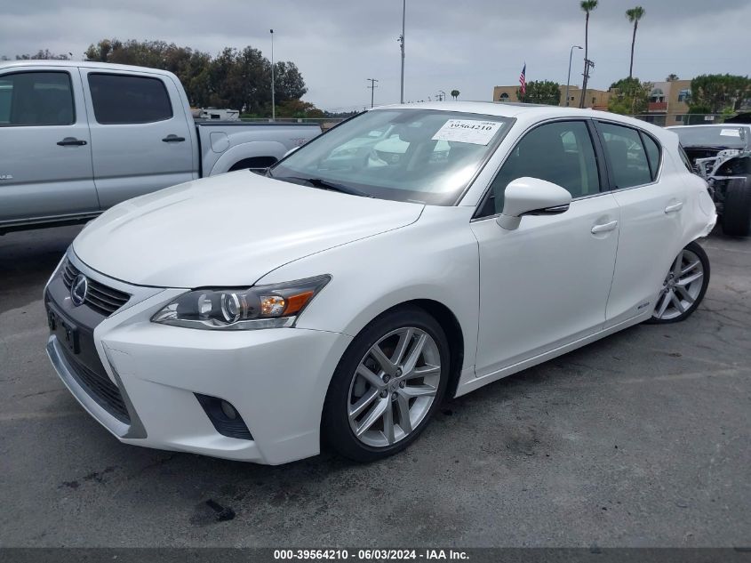 2017 Lexus Ct 200H VIN: JTHKD5BH8H2289642 Lot: 39564210