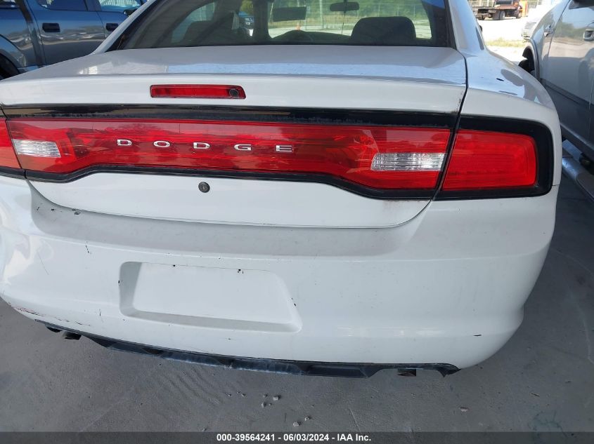 2014 Dodge Charger Police VIN: 2C3CDXAGXEH193612 Lot: 39564241