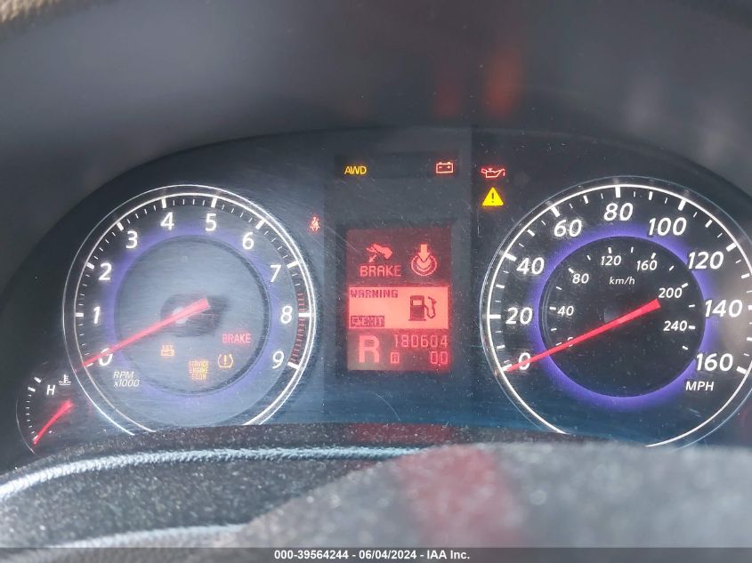 2008 Infiniti G35X VIN: JNKBV61F68M276542 Lot: 39564244