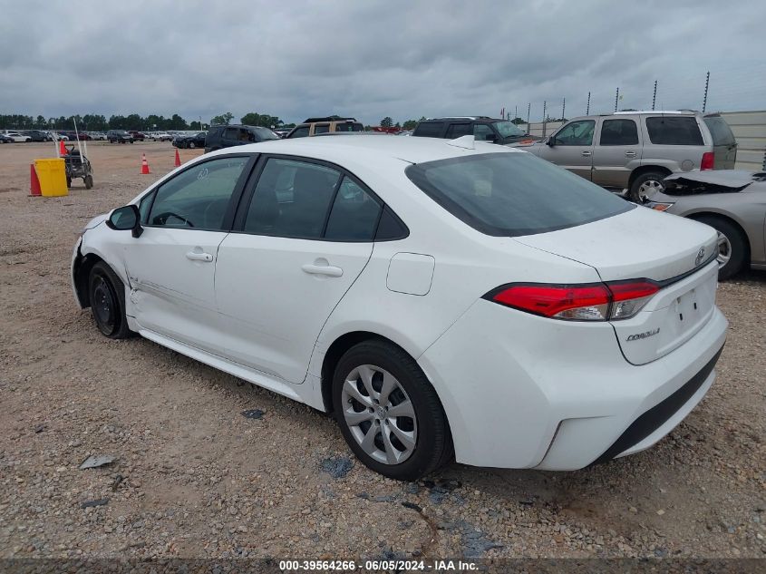 2022 Toyota Corolla Le VIN: 5YFEPMAE3NP366051 Lot: 39564266