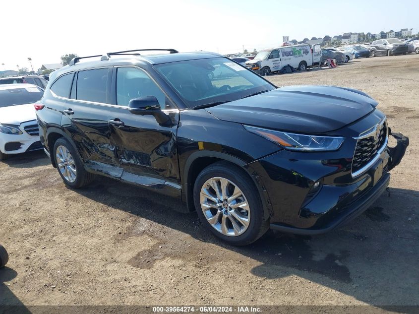 2023 Toyota Highlander Limited VIN: 5TDKDRAH5PS522202 Lot: 39564274