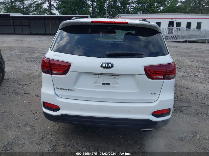 2019 Kia Sorento Lx/S VIN: 5XYPG4A50KG604270 Lot: 39564275