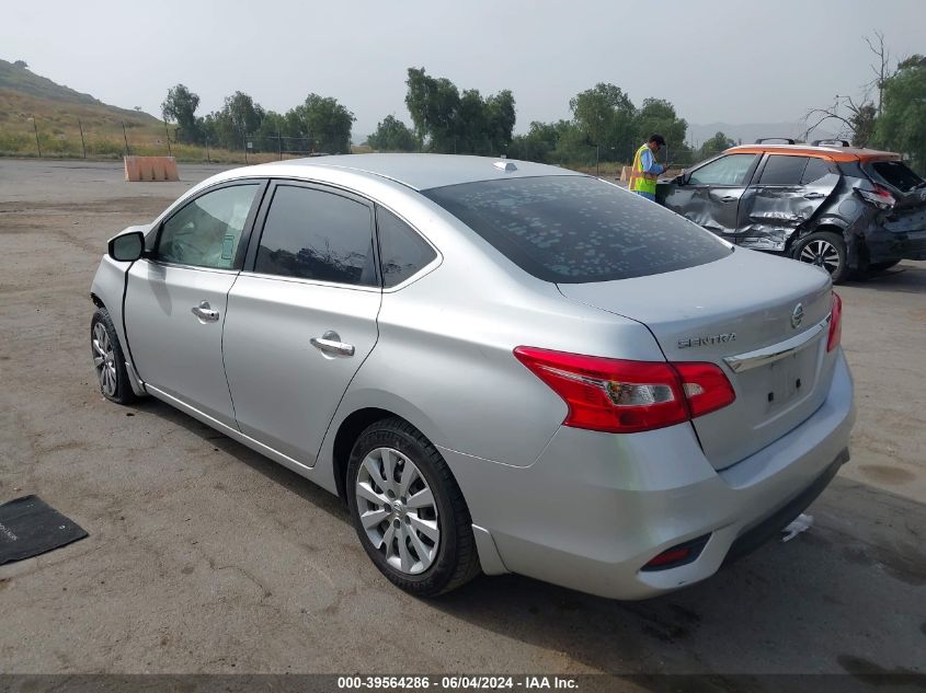 2016 Nissan Sentra Sv VIN: 3N1AB7AP7GY260336 Lot: 39564286