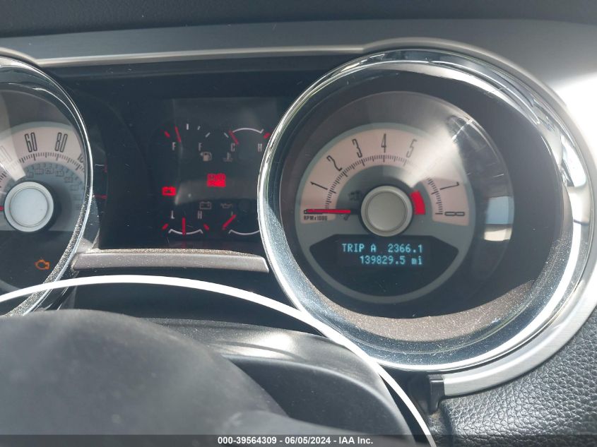 2010 Ford Mustang Gt/Gt Premium VIN: 1ZVBP8CH4A5163319 Lot: 39564309