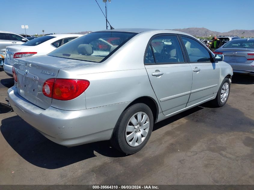 2004 Toyota Corolla Le VIN: 1NXBR32E74Z297190 Lot: 39564310