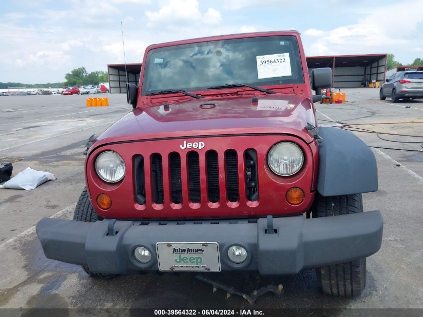 2013 Jeep Wrangler Unlimited Sport VIN: 1C4BJWDG8DL577458 Lot: 39564322