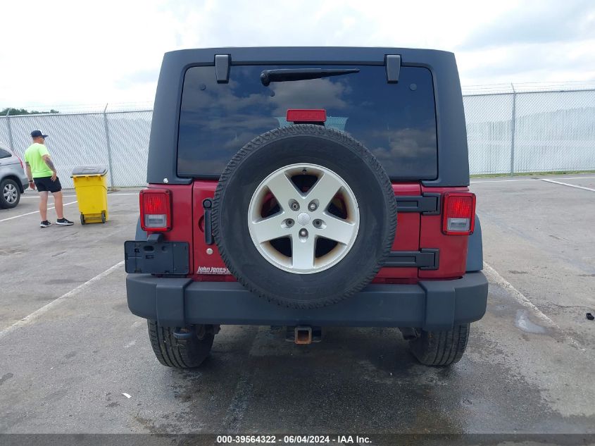 2013 Jeep Wrangler Unlimited Sport VIN: 1C4BJWDG8DL577458 Lot: 39564322