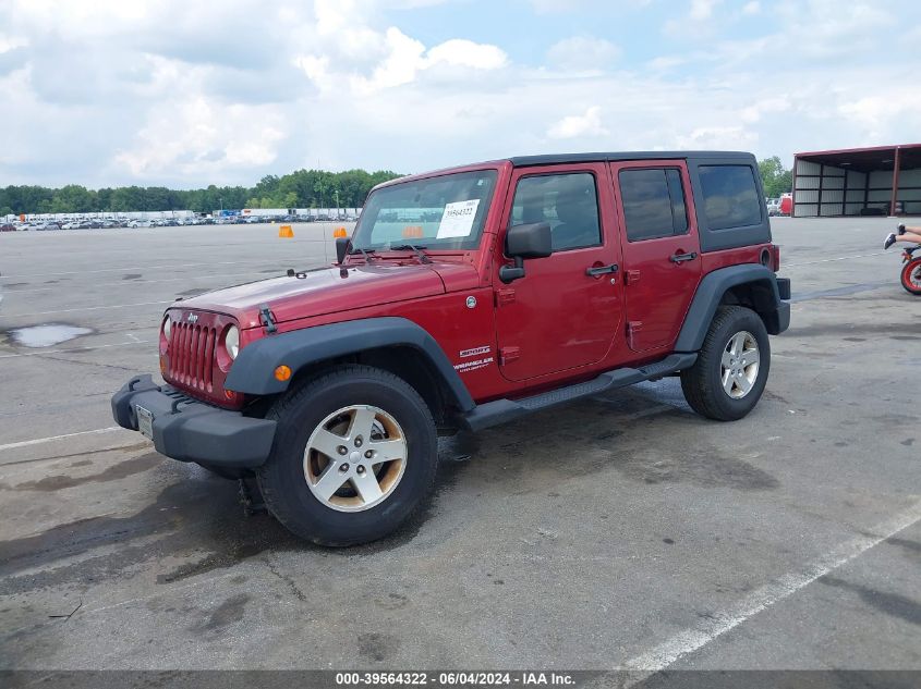 2013 Jeep Wrangler Unlimited Sport VIN: 1C4BJWDG8DL577458 Lot: 39564322