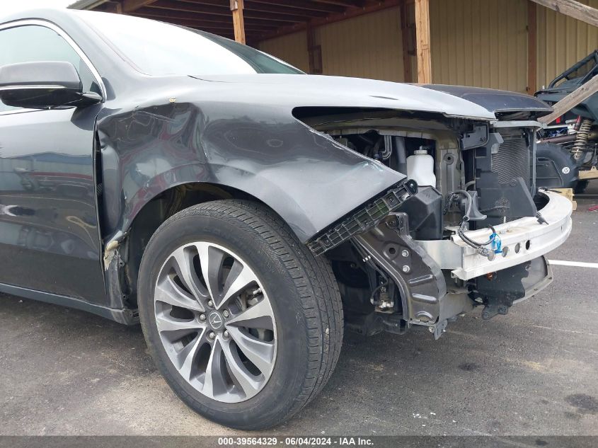 2016 Acura Mdx Technology Acurawatch Plus Packages/Technology Package VIN: 5FRYD4H44GB056524 Lot: 39564329