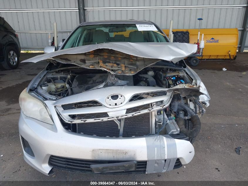 2011 Toyota Corolla Le VIN: 2T1BU4EE4BC682186 Lot: 39564347