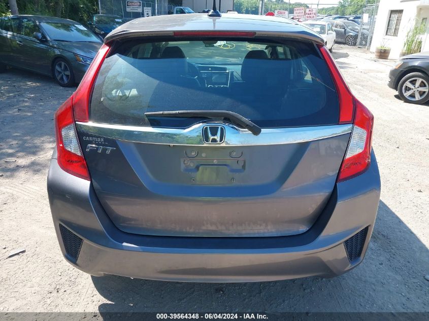 2015 Honda Fit Ex/Ex-L VIN: 3HGGK5H87FM706261 Lot: 39564348