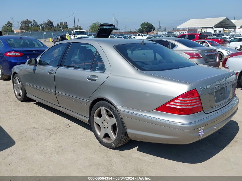 2004 Mercedes-Benz S 430 VIN: WDBNG70J24A408453 Lot: 39564354