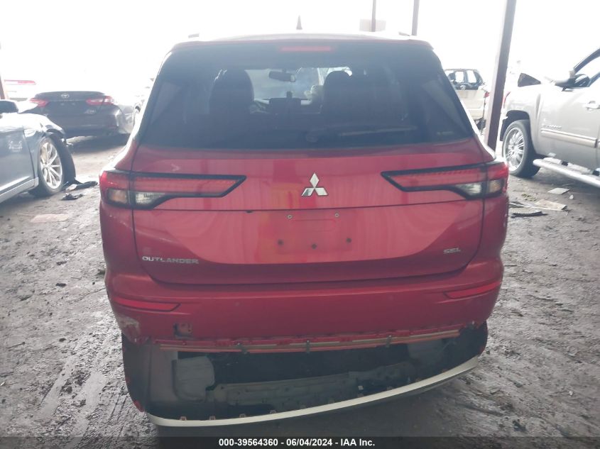 2022 Mitsubishi Outlander Sel 2.5 S-Awc VIN: JA4J4VA88NZ038292 Lot: 39564360