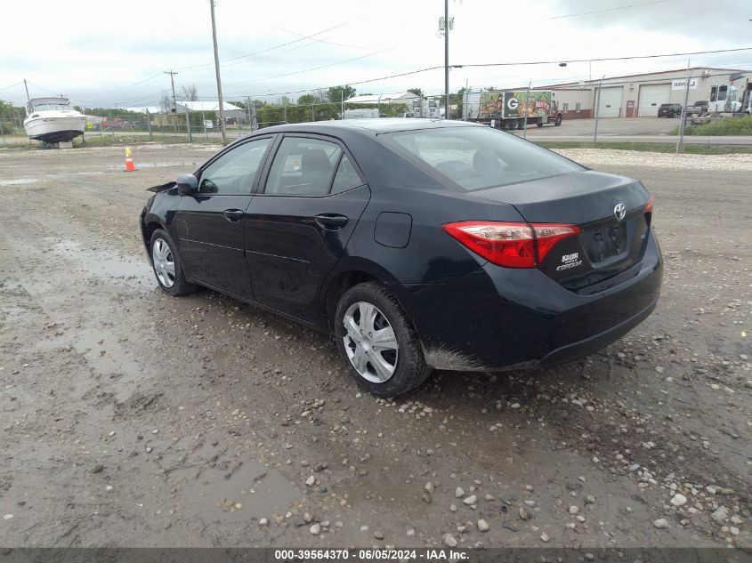 2017 Toyota Corolla Le VIN: 2T1BURHE4HC875598 Lot: 39564370