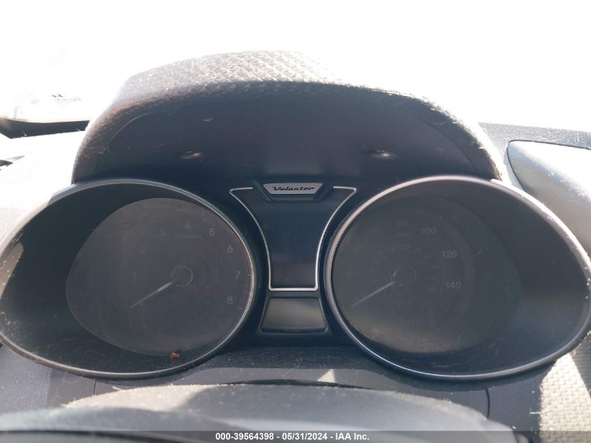 2013 Hyundai Veloster Turbo W/Black VIN: KMHTC6AE9DU095671 Lot: 39564398