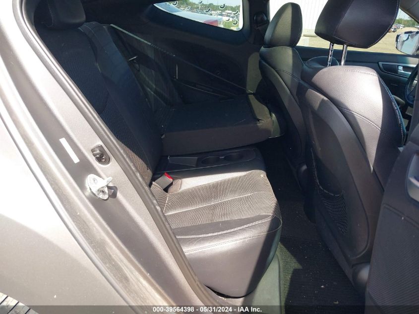 2013 Hyundai Veloster Turbo W/Black VIN: KMHTC6AE9DU095671 Lot: 39564398