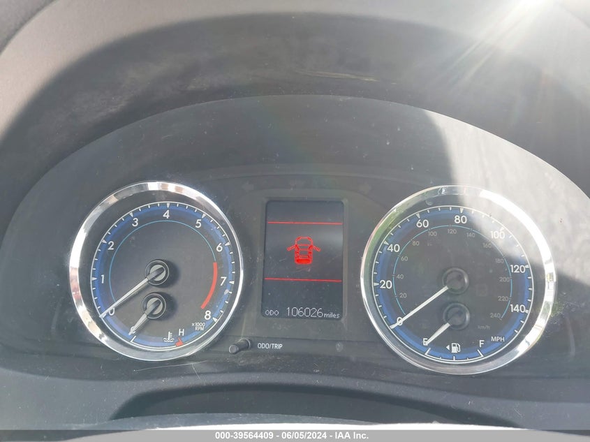 2017 Toyota Corolla Le VIN: 2T1BURHE7HC934238 Lot: 39564409