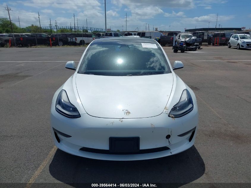 2021 Tesla Model 3 Standard Range Plus Rear-Wheel Drive VIN: 5YJ3E1EA2MF981896 Lot: 39564414