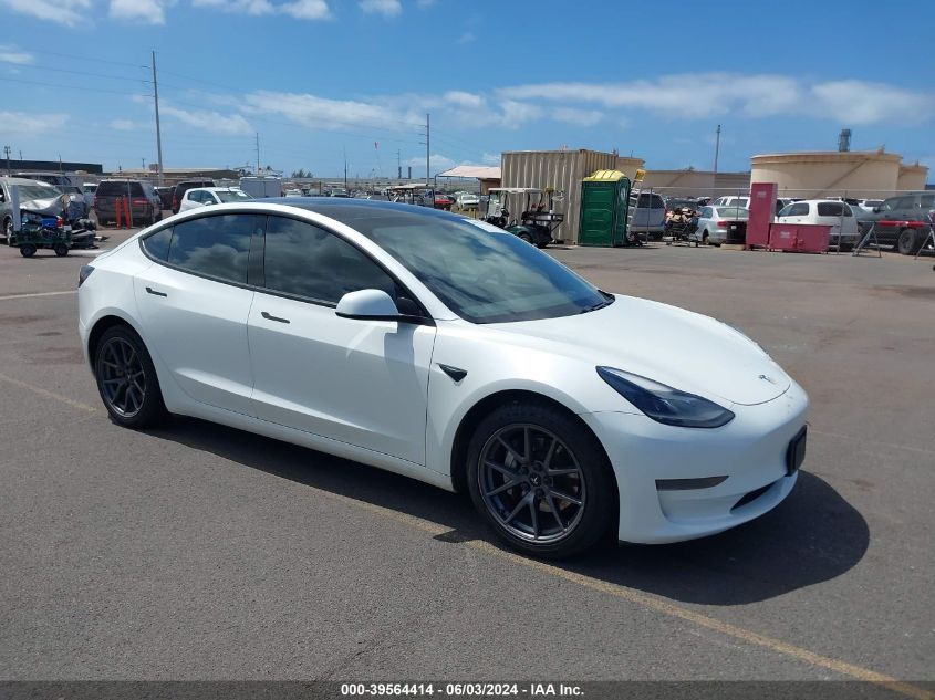 5YJ3E1EA2MF981896 2021 TESLA MODEL 3 - Image 1