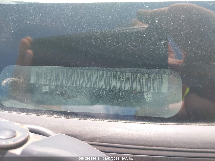 2007 Chevrolet Malibu Ls VIN: 1G1ZS58F67F250219 Lot: 39564419