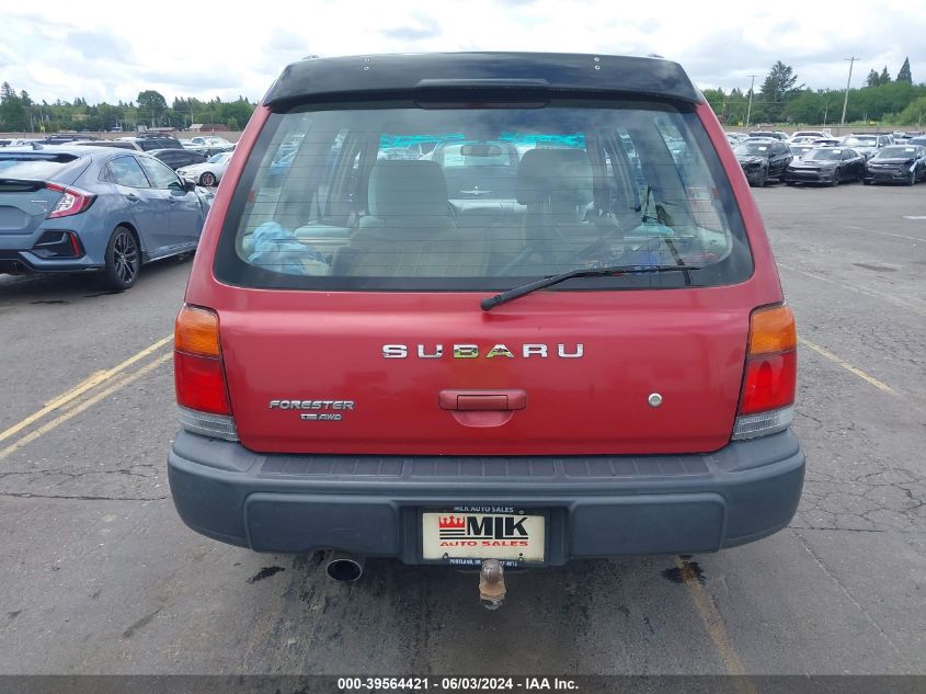 2000 Subaru Forester L VIN: JF1SF6356YH725669 Lot: 39564421