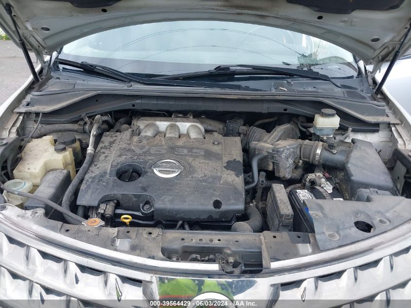 2006 Nissan Murano Sl VIN: JN8AZ08T66W416248 Lot: 39564429