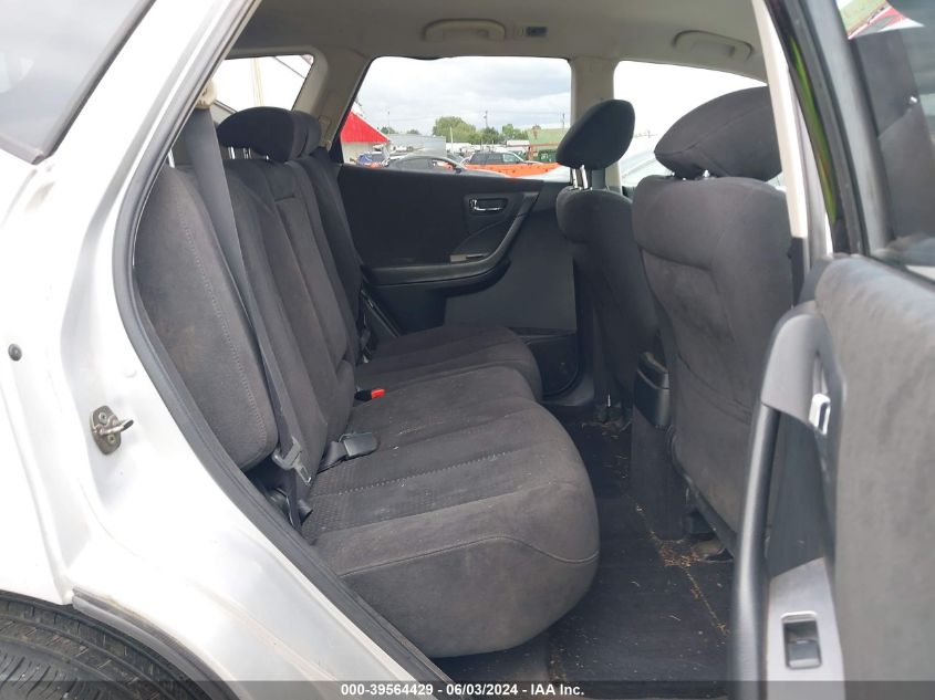 2006 Nissan Murano Sl VIN: JN8AZ08T66W416248 Lot: 39564429