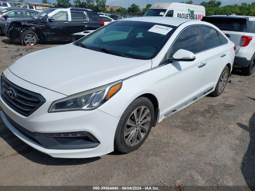 VIN 5NPE34AF8GH267195 2016 Hyundai Sonata, Sport no.2