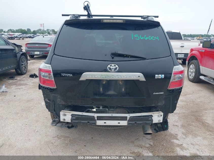 2009 Toyota Highlander Hybrid Limited VIN: JTEEW44A592031675 Lot: 39564464