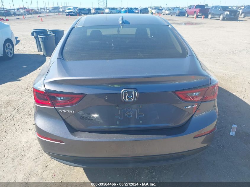 2020 Honda Insight Ex VIN: 19XZE4F51LE006257 Lot: 39564466