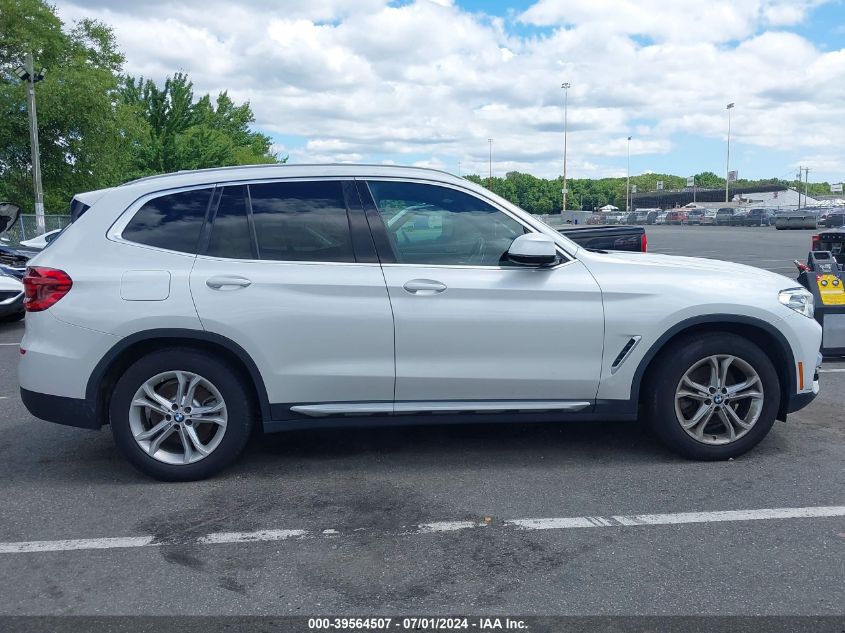 2019 BMW X3 xDrive30I VIN: 5UXTR9C56KLR05115 Lot: 39564507