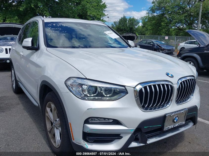 2019 BMW X3 xDrive30I VIN: 5UXTR9C56KLR05115 Lot: 39564507