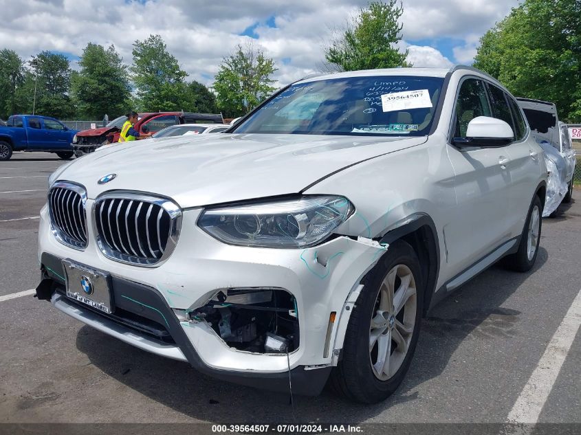 2019 BMW X3 xDrive30I VIN: 5UXTR9C56KLR05115 Lot: 39564507