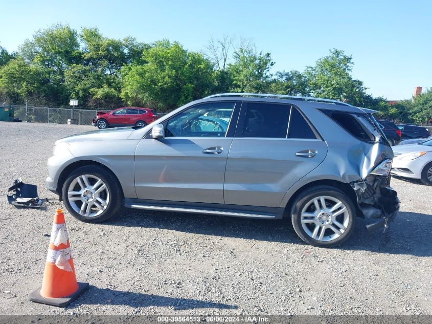 2014 Mercedes-Benz Ml 350 VIN: 4JGDA5JB3EA281641 Lot: 39564513
