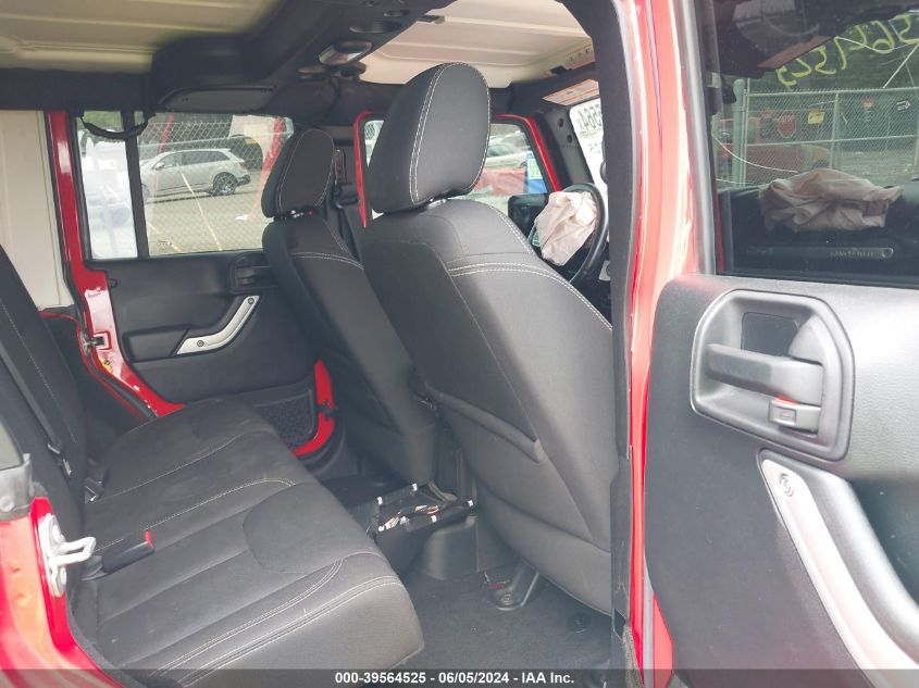 2016 Jeep Wrangler Unlimited Sahara VIN: 1C4BJWEG7GL144572 Lot: 39564525